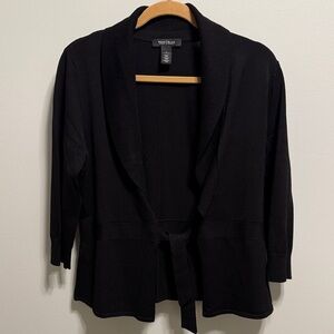 White House Black Market Black Women's Cardigan